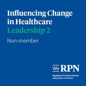 Leadership 2 - Influencing Change in Healthcare - (Non-Member)